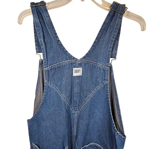 Liberty Men's Stonewashed Denim Bib Overalls 42x30 - Picture 9 of 16